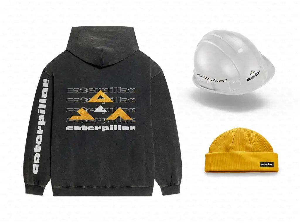 Vêtements non-officiels de Caterpillar, réalisé par Charly Dessoly
