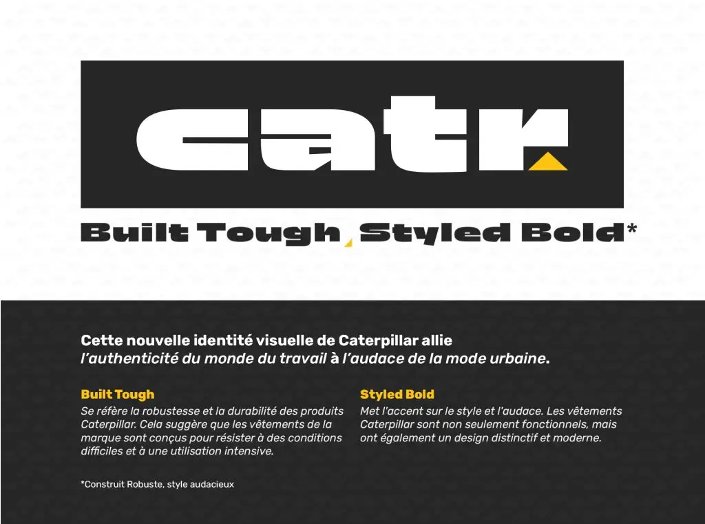 Logo non-officiel de Caterpillar, réalisé par Charly Dessoly