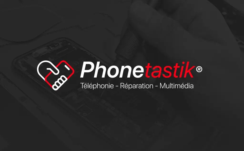 Logo de la boutique de vente et réparation de téléphones Phonetastik